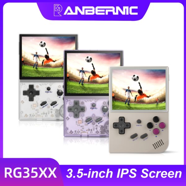 ANBERNIC Console de jeu Portable r tro RG35XX syst me Linux cran IPS de 3 5