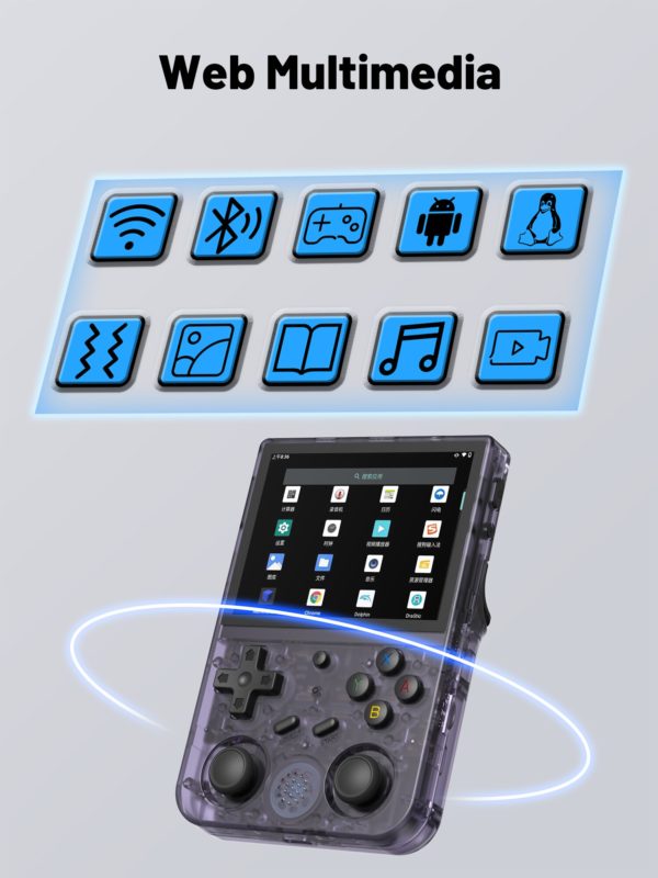 ANBERNIC Console de jeu r tro portable RG353V RG353VS RK3566 3 5 pouces 640x480 mulateur LINUX 5