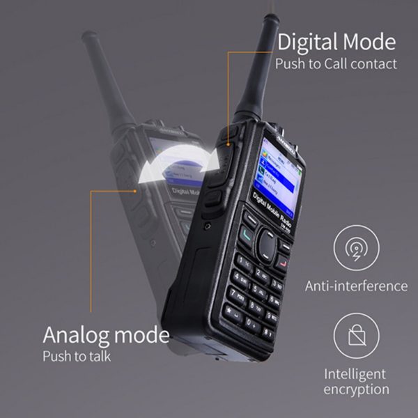 ANYSECU walkie talkie DMR DM 960 TDMA Radio amateur DM960 UHF 400 480MHZ double fente temps 3