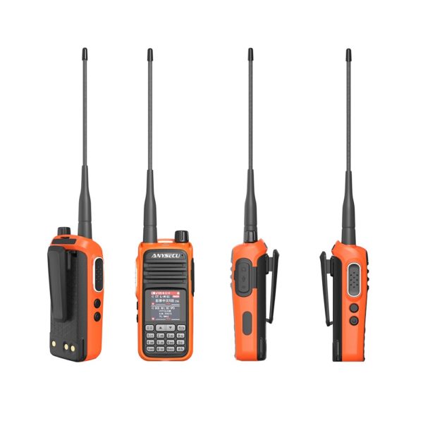 ANYSECU walkie talkie Radio bidirectionnel Amateur UV A37 bande compl te 108 520MHz Scanner Police Marine 1