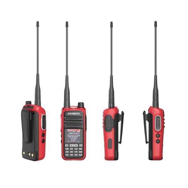 ANYSECU walkie talkie Radio bidirectionnel Amateur UV A37 bande compl te 108 520MHz Scanner Police Marine 2