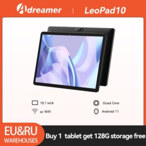Adreamer tablette PC Portable LeoPad10 de 10 1 pouces avec cran 1280x800 IPS Android 11 Quad