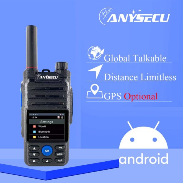 Anysecu talkie walkie T56 Radio Zello r seau 4G LTE batterie 6800mAh Mobile Amateur Android 2