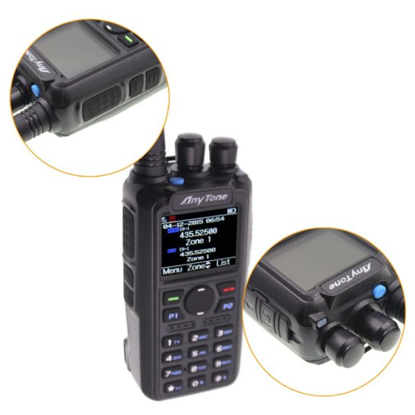 Anytone walkie talkie AT D878UV Plus Radio DMR VHF 136 174MHz UHF 400 470MHz GPS APRS 1