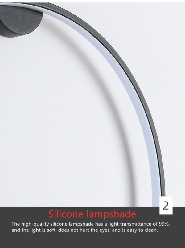 Applique murale LED circulaire Simple et moderne, luminaire décoratif de fond, idéal pour un salon, une chambre à coucher, une chambre à coucher, un couloir ou une table de nuit – Image 6