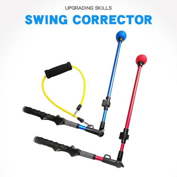 Bâton d'entraîneur de Swing de Golf pliable, correcteur de Posture, aide à la mise à niveau avec des exercices de force en corde de caoutchouc – Image 6