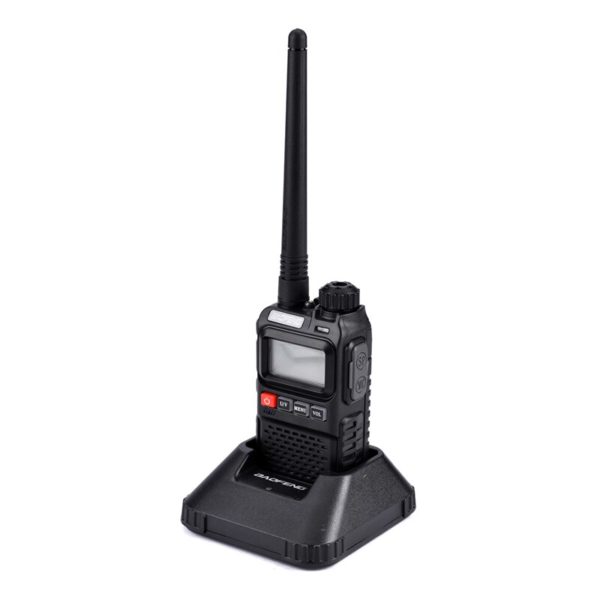 Baofeng Mini walkie talkie UV 3R Plus pour enfants chargeur Usb Radio bidirectionnelle UV3R Vhf Uhf 4