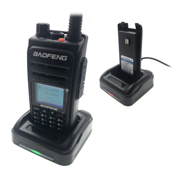 Baofeng walkie talkie num rique et analogique DM 1702 DMR nouveau lancement niveau 1 2 double 1