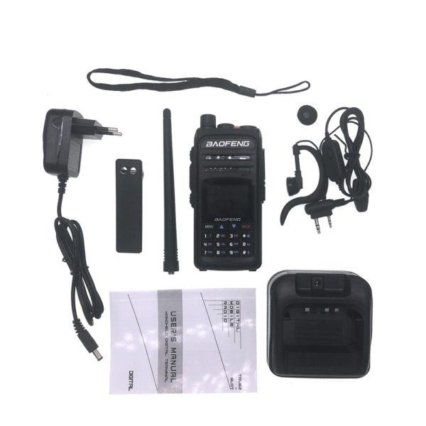 Baofeng walkie talkie num rique et analogique DM 1702 DMR nouveau lancement niveau 1 2 double 5