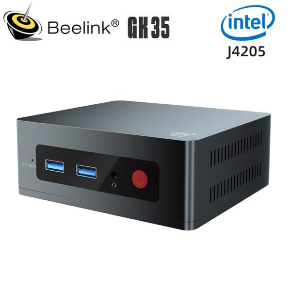 Beelink Mini PC de bureau GK35 avec Windows 10 Intel Apollo Lake Celeron J4205 J4105 8 1