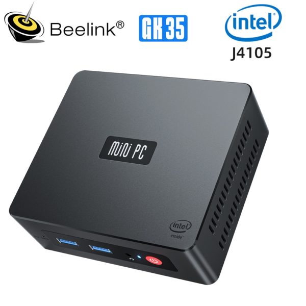 Beelink Mini PC de bureau GK35 avec Windows 10 Intel Apollo Lake Celeron J4205 J4105 8