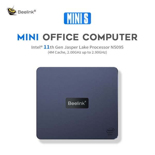 Beelink Mini PC de jeux GK Mini S Windows 11 Intel 11e Gen N5095 DDR4 8 1