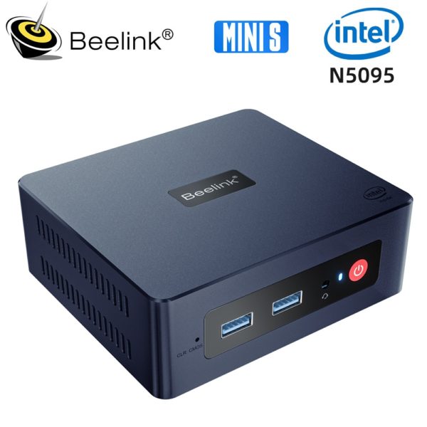 Beelink Mini PC de jeux GK Mini S Windows 11 Intel 11e Gen N5095 DDR4 8