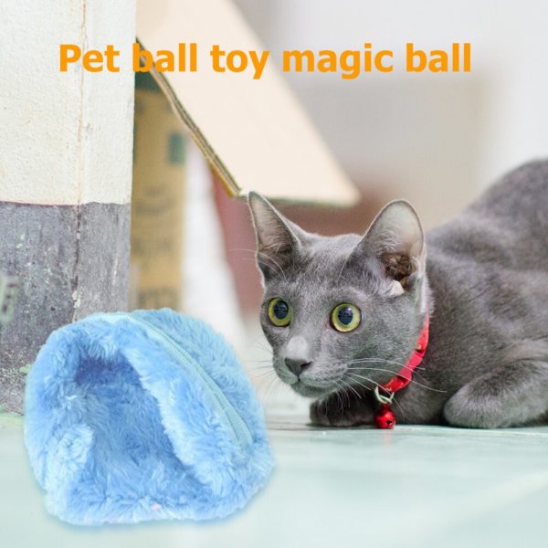 Boule roulante magique VIP pour animaux de compagnie jouet lectrique automatique pour chien et chat boule 4