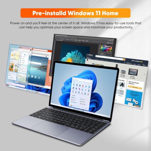 CHUWI HeroBook Pro pc portable Windows 11 cran Full hd de 14 1 pouces processeur Intel 3