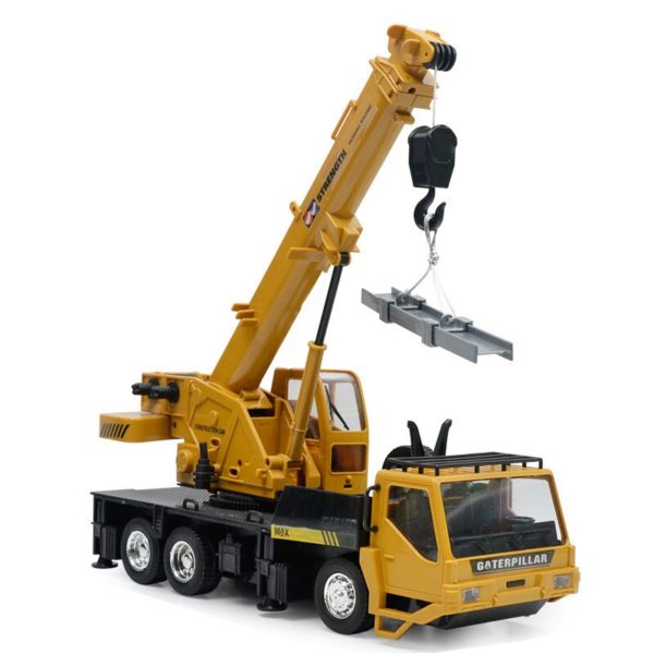 Camion grue radiocommandé, modèle de voiture d'ingénierie, jouets pour enfants garçons, cadeau d'anniversaire ou de noël, télécommande, élévateur de fret Derrick – Image 3