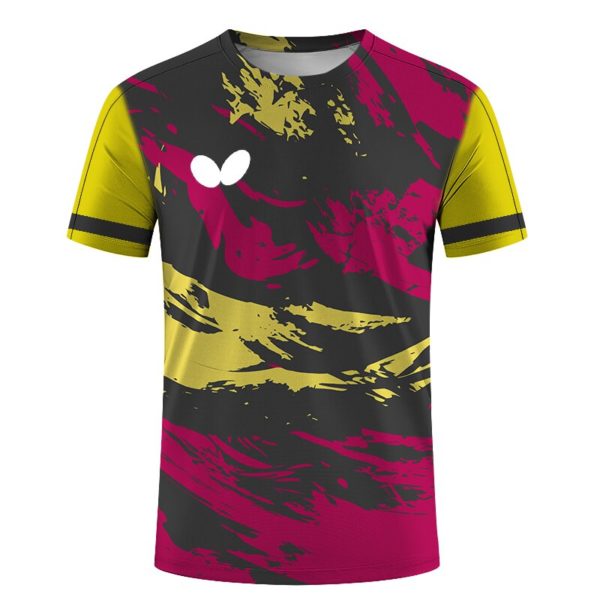 Chemises de sport pour hommes et femmes, maillot de badminton à séchage rapide, respirant pour Tennis de table, maillot de Ping-Pong – Image 3