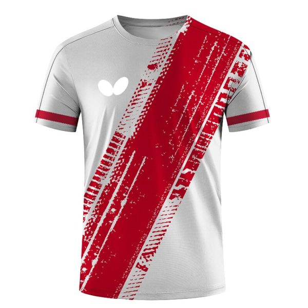 Chemises de sport pour hommes et femmes, maillot de badminton à séchage rapide, respirant pour Tennis de table, maillot de Ping-Pong