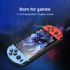 Console Portable avec Écran HD et Lecteur Audio Vidéo Classique, Gadget avec Plus de 10000 Jeux Gratuits Intégrés, Modèle X7, X12, 4,3, 5,1, 7,1 Pouces – Image 4