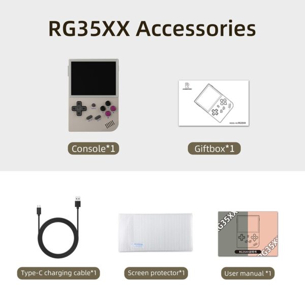 Console de jeu portable RG35XX RG353VS RG353V cran IPS de 3 5 pouces lecteur vid o 4