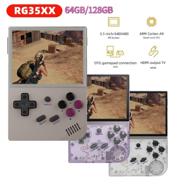Console de jeu portable RG35XX RG353VS RG353V cran IPS de 3 5 pouces lecteur vid o