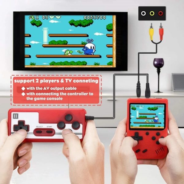 Console vidéo rétro Portable, 2022 jeux inclus, 400 pouces, Double lecture, joueurs avancés, nouvelle collection 2.4 – Image 2