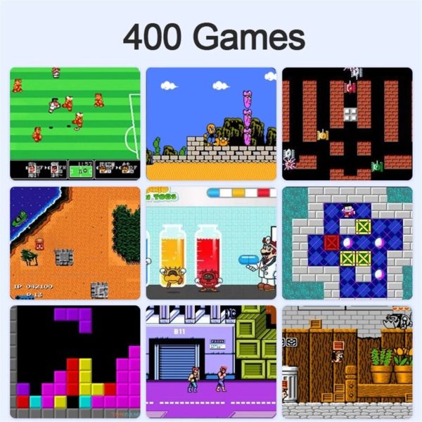 Console vidéo rétro Portable, 2022 jeux inclus, 400 pouces, Double lecture, joueurs avancés, nouvelle collection 2.4 – Image 4