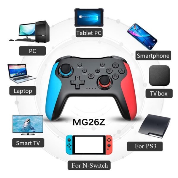 Contr leur sans fil Bluetooth Original pour Nintendo Switch Pro PC PS3 manette de jeu NFC 2