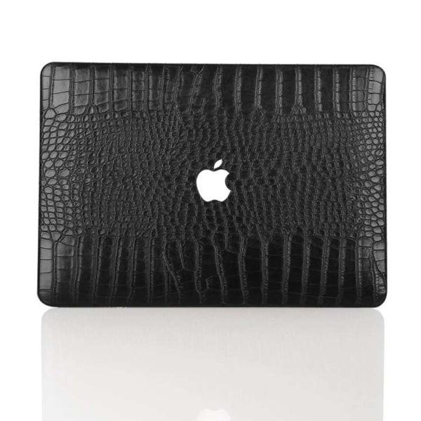Coque rigide en cuir de Crocodile pour MacBook Air 13 A2337 accessoire pour ordinateur portable compatible 4