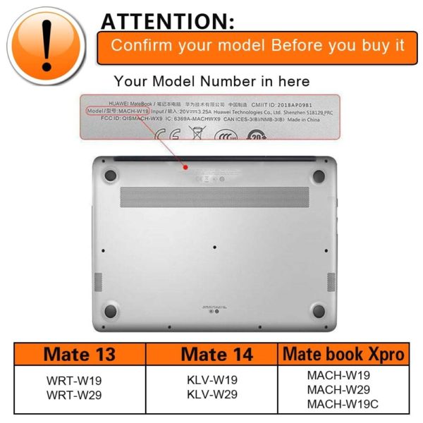 Coque rigide unisexe pour Huawei, étui pour MateBook D14 (2020)/D15(2020) /13/14/Honor MagicBook 14/15/X Pro – Image 5