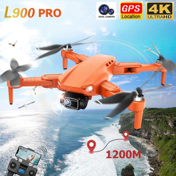Drone Pro L900 avec Wifi 5G Mini GPS 4K double cam ra professionnelle FPV 28min moteur
