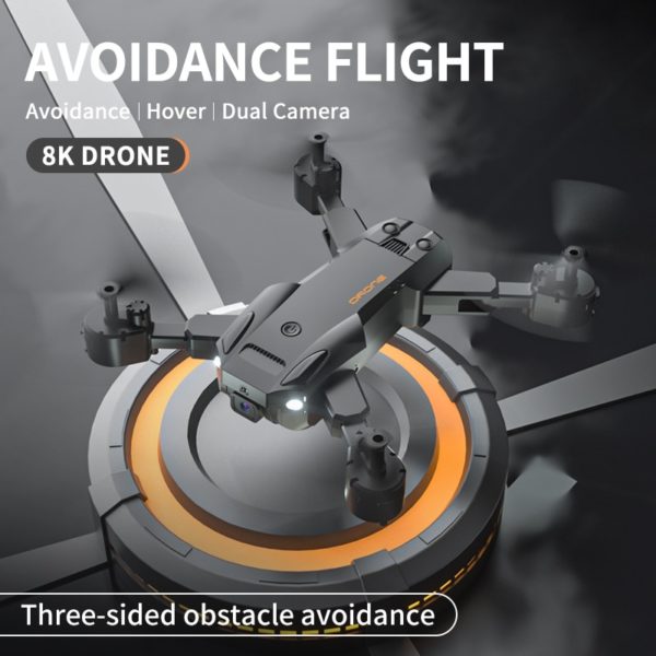 Drone professionnel double cam ra GPS 5G 8K HD Wifi FPV eviter les obstacles quadrirotor pliant 2