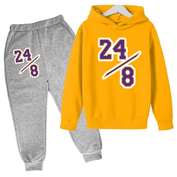 Ensemble de sport de basket ball de la NBA sweat capuche pantalon pour enfant de 2 2