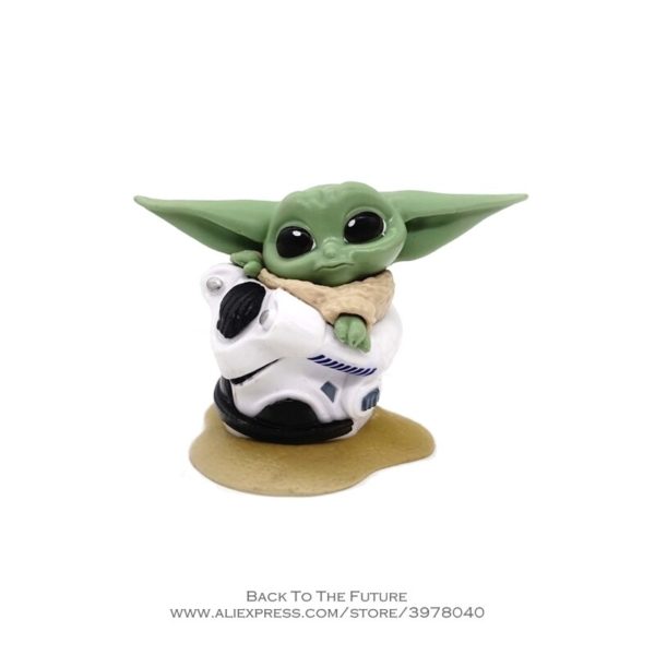 Figurine Disney Star Wars en PVC 4 6cm jouet de Collection de personnages de dessins anim 5