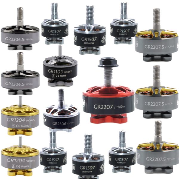 GEPRC Moteur GR2004 2150KV 3150KV GR1103 Moteur Brushless 10000KV 37MM GR1507 4200KV 3200KV GR1204 3750KV GR2207 1900KV 3500KV