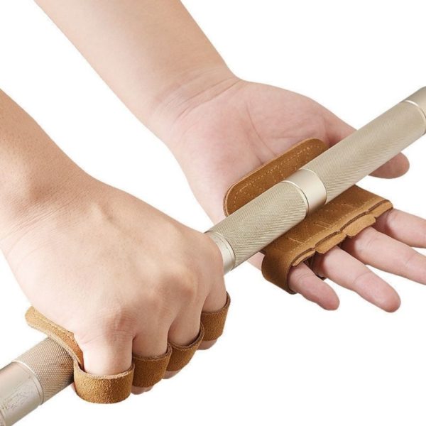 Gants d'Entraînement d'Haltérophilie en Cuir pour Femme et Homme, Protection des Paumes pour Fitness, Gymnastique, Poignées, Tractions – Image 4