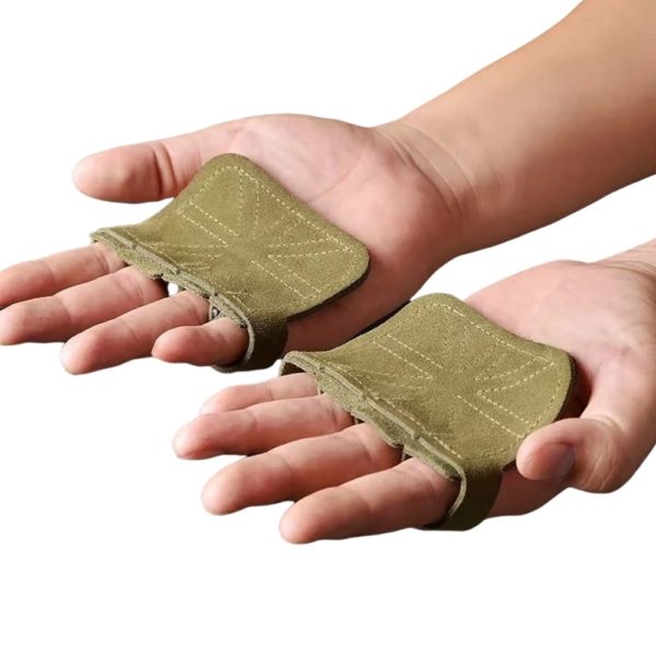 Gants d'Entraînement d'Haltérophilie en Cuir pour Femme et Homme, Protection des Paumes pour Fitness, Gymnastique, Poignées, Tractions