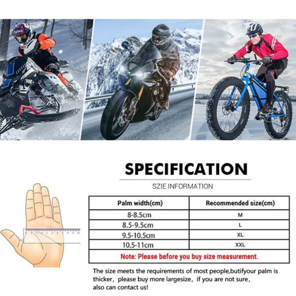 Gants de Moto coupe vent imperm ables Guantes Moto hommes Moto gants d quitation cran tactile 5
