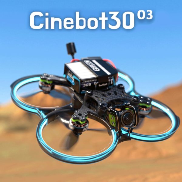 Geprs syst me de Drone Cinebot30 HD O3 FPV 6S 2450KV VTX O3 unit a rienne
