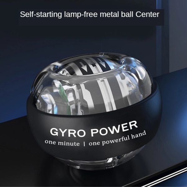 Gyro boule de puissance LED pour le renforcement des muscles du poignet quipement de sport Portable 1