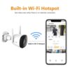 IMOU– caméra de Surveillance extérieure ip Wifi 2C 4MP 2MP, dispositif de sécurité sans fil, avec suivi automatique, ia, détection humaine – Image 6