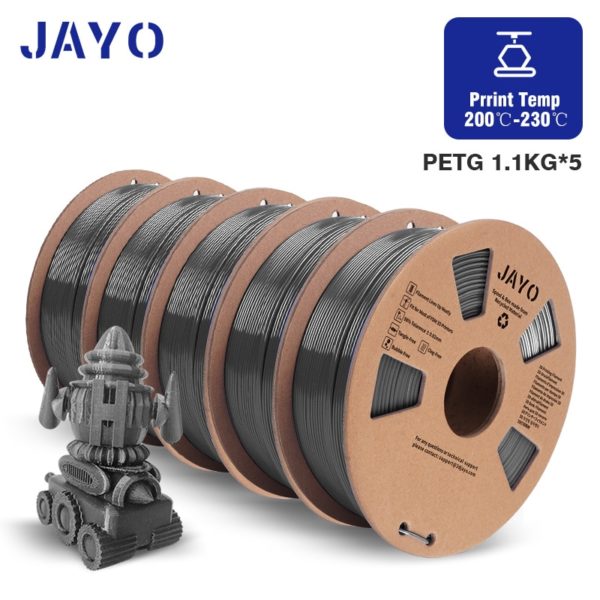JAYO Filament PLA ABS PETG soie PLA 1 75MM 5 rouleaux d imprimante 3D 100 sans