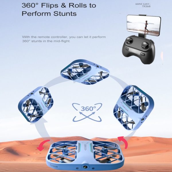 JJRC H107 8k Drone wifi fpv drones avec caméra hd 4k télécommande hélicoptère avion de poche Quadcopter cadeau de noël pour garçons – Image 5