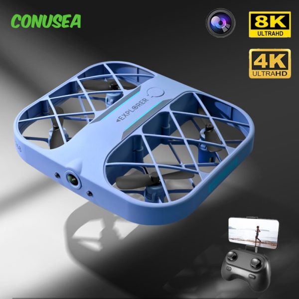 JJRC H107 8k Drone wifi fpv drones avec caméra hd 4k télécommande hélicoptère avion de poche Quadcopter cadeau de noël pour garçons
