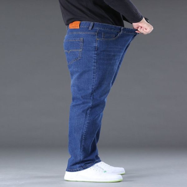 Jean ample 10xl pour homme, Baggy noir surdimensionné, pantalon Cargo décontracté, tenue quotidienne, pour le travail – Image 2
