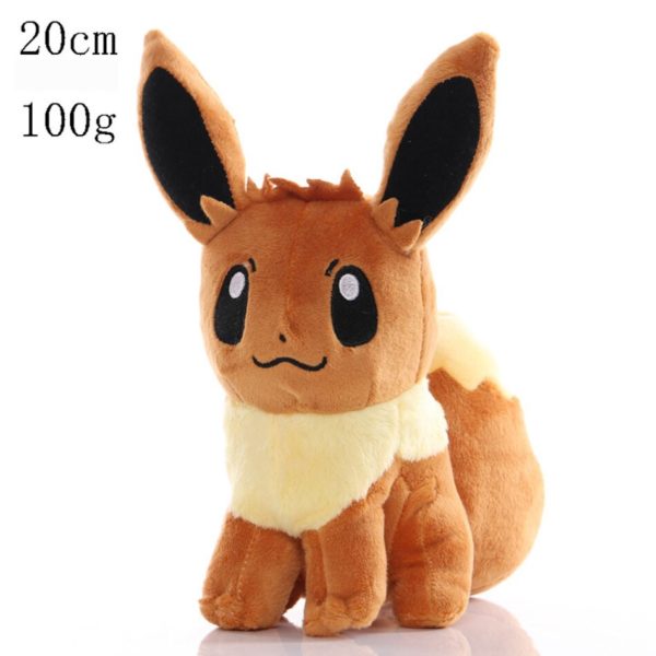Jouet en peluche pokémon Arceus, dessin animé mignon Hisuian Zorua renard blanc Anime Sprigatito Fuecoco Quaxly poupée chambre à coucher décoration de la maison 25cm – Image 5