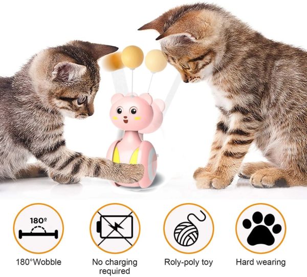 Jouets interactifs en plumes pour chat jouet amusant pour animal de compagnie jouet interactif pour chat 2