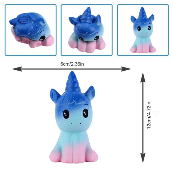 Jumbo Kawaii pop corn licorne gâteau Squishy Donut Fruit Squishi lent croissant Stress soulagement jouets à presser pour bébé enfants cadeau de charme – Image 3