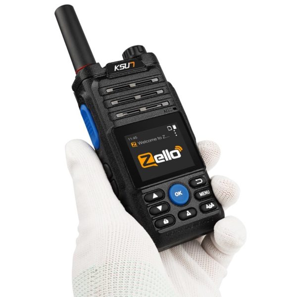KSUN walkie talkie PTT Android carte SIM 4G 3G r seau Radio WIFI bluetooth metteur r