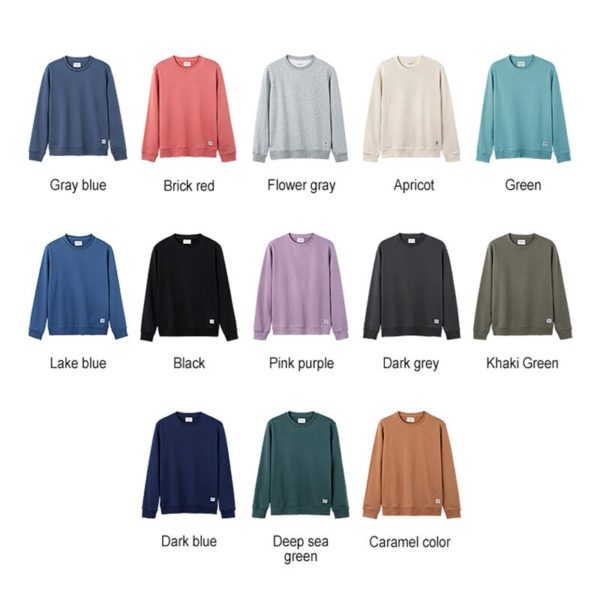 KUEGOU – sweat-shirt à capuche décontracté pour homme, couleur unie, Streetwear de haute qualité, grande taille, automne 2022, 60025 – Image 2